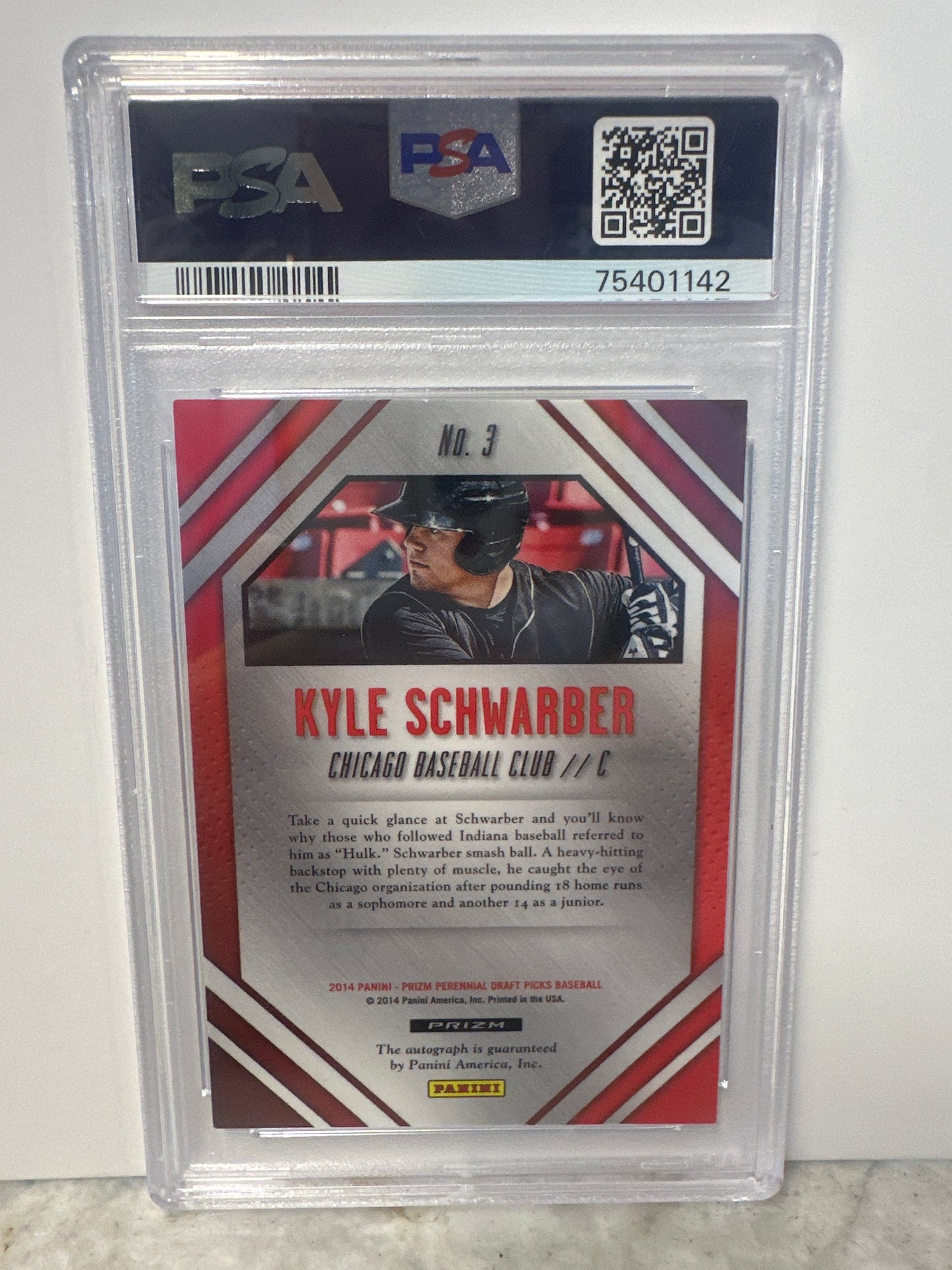 2014 Panini Prizm Prospect Sig Prizm Kyle Schwarber