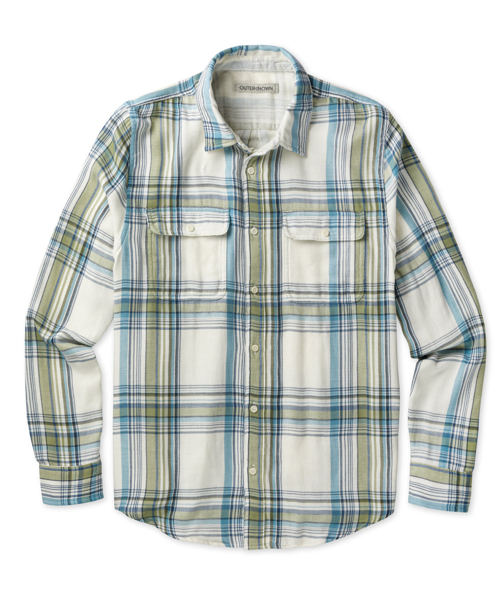The Slowdown Shirt Salt Los Alamos Plaid