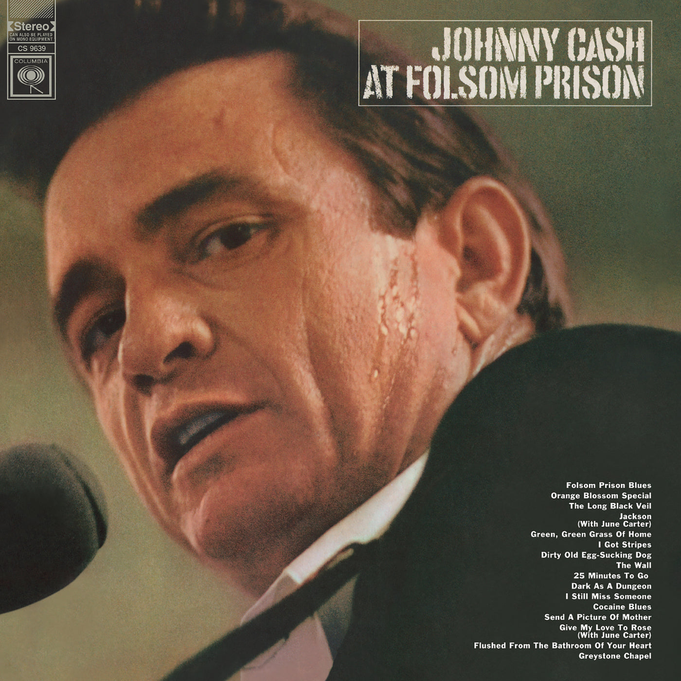 Johnny Cash - At Folsom Prison - VINTAGE vinyl record for sale