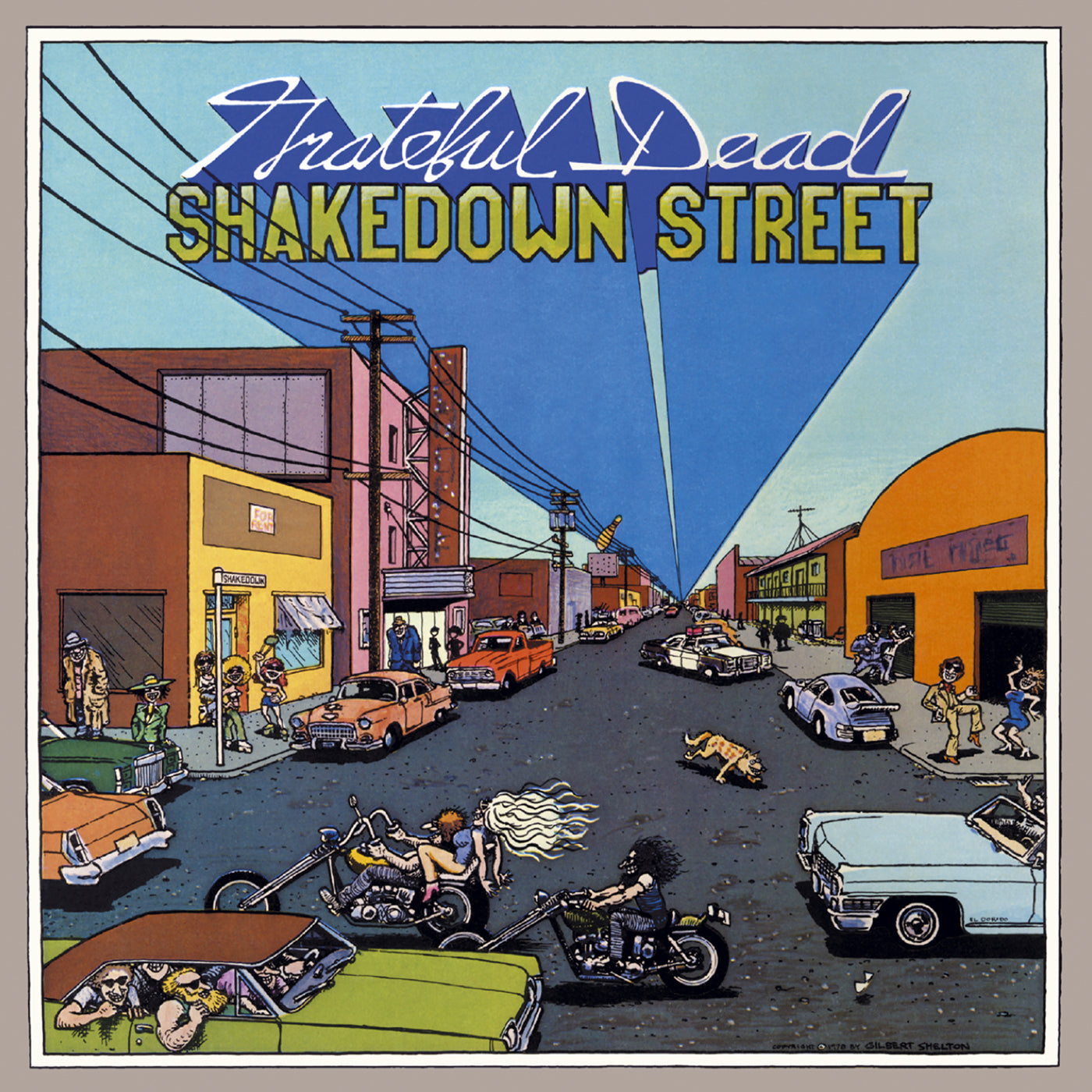 GRATEFUL DEAD - SHAKEDOWN STREET - LP