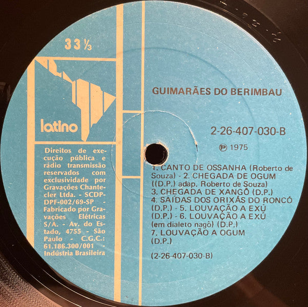 Guimarães Do Berimbau : Sambas De Roda E Capoeira (LP)