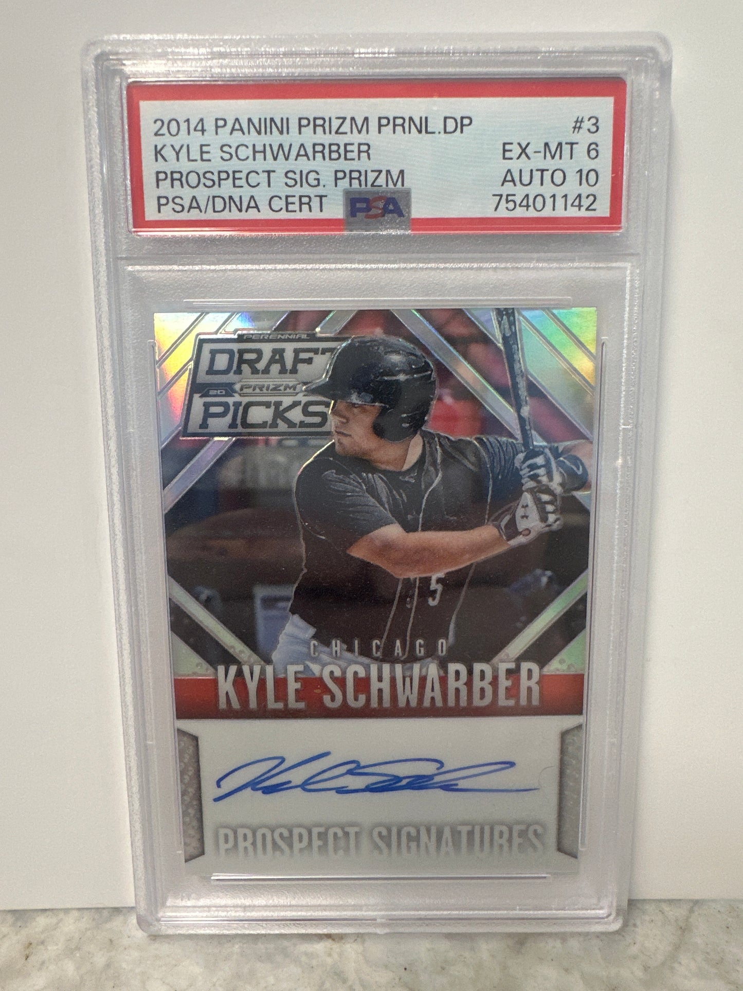 2014 Panini Prizm Prospect Sig Prizm Kyle Schwarber