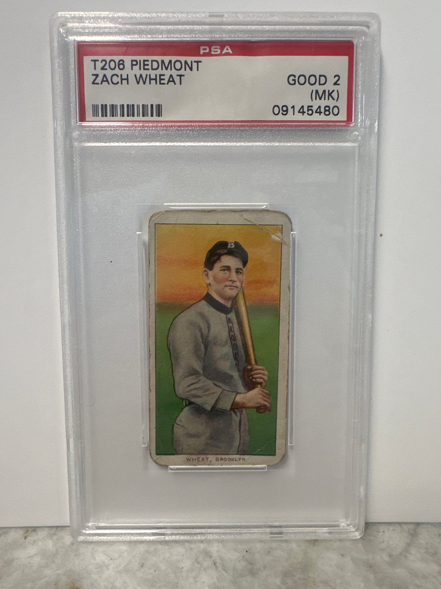 T206 Zach Wheat PSA 2 GD
