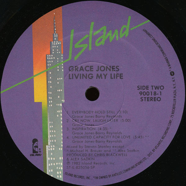 Grace Jones - Living My Life - LP 4