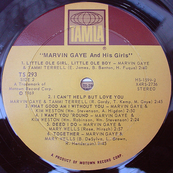 Marvin Gaye - Marvin Gaye And His Girls - LP 4