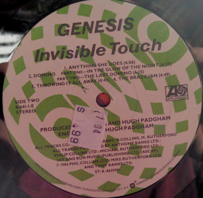 Genesis - Invisible Touch - LP 4