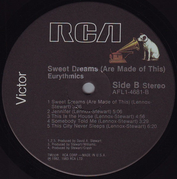 Eurythmics - Sweet Dreams (Are Made Of This) - LP 4