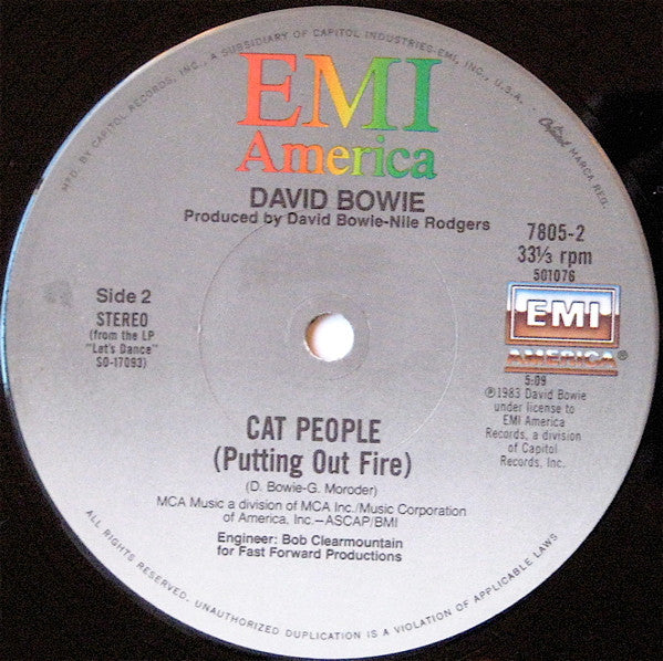 David Bowie - Let's Dance - 12" 4