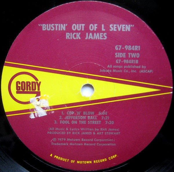 Rick James - Bustin' Out Of L Seven - LP 4