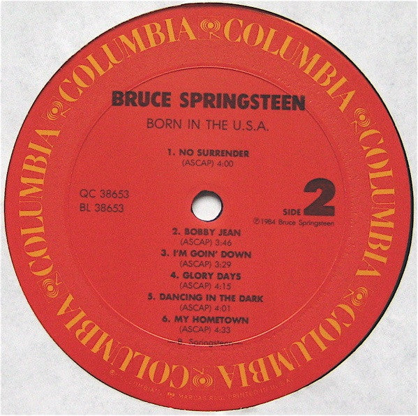 Bruce Springsteen - Born In The U.S.A. - LP 4