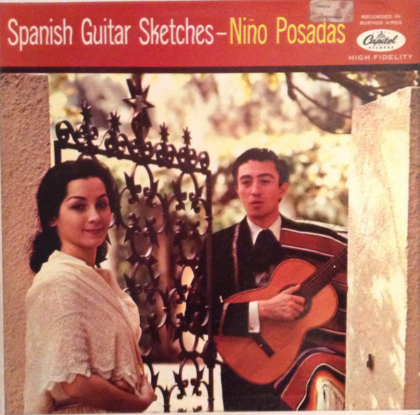 Nino Posadas - Spanish Guitar Sketches - VINTAGE vinyl record for sale