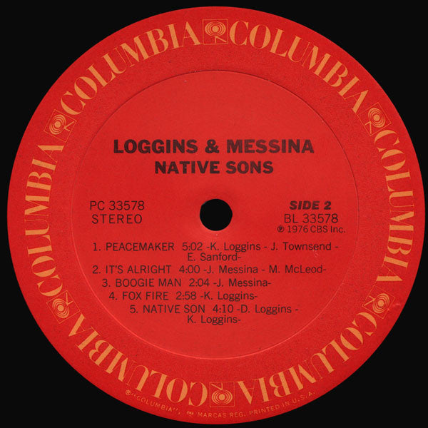 Loggins & Messina - Native Sons - LP 5