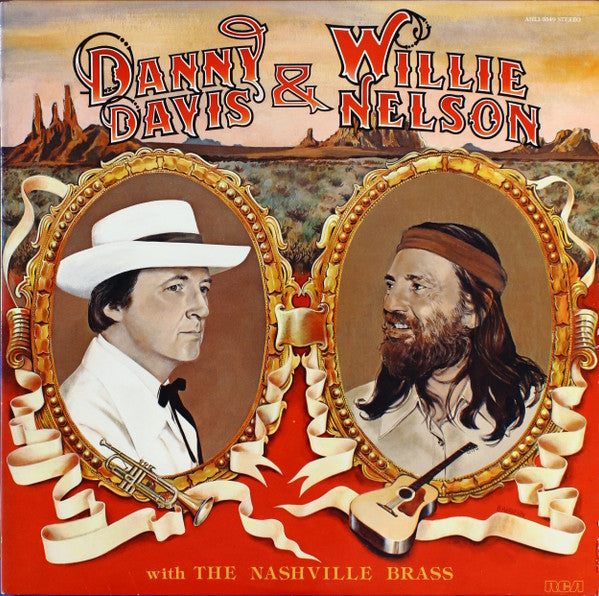 Willie Nelson - Danny Davis and Willie Nelson - VINTAGE vinyl record for sale