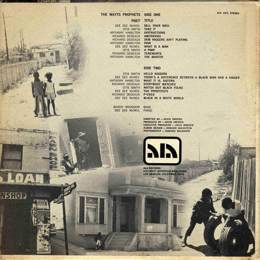 The Watts Prophets - Rappin' Black In A White World - LP 2