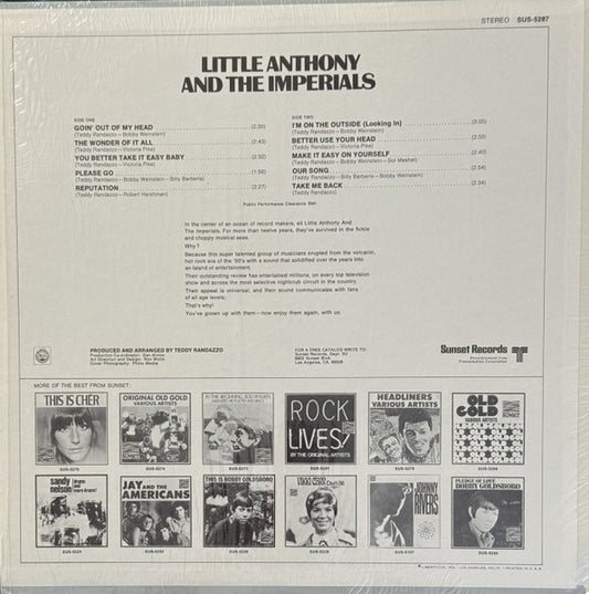 Little Anthony And The Imperials - Little Anthony And The Imperials - LP 2
