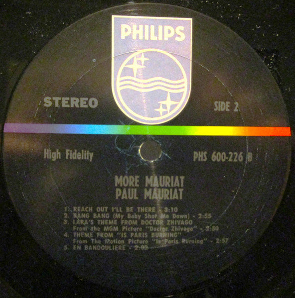 Paul Mauriat And His Orchestra - More Mauriat - LP 4
