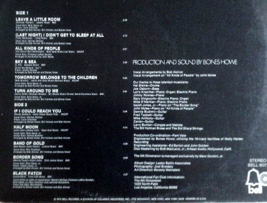 The 5th Dimension - Individually & Collectively - LP 2