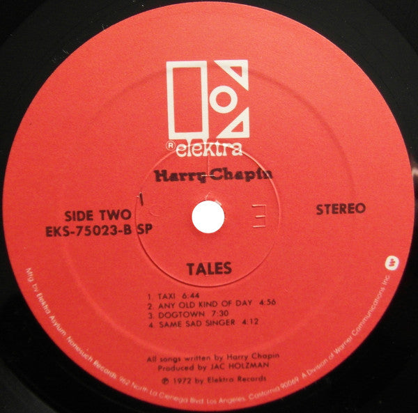 Harry Chapin - Heads & Tales - LP 4