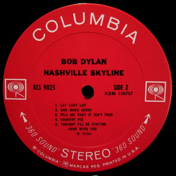 Bob Dylan - Nashville Skyline - LP 4