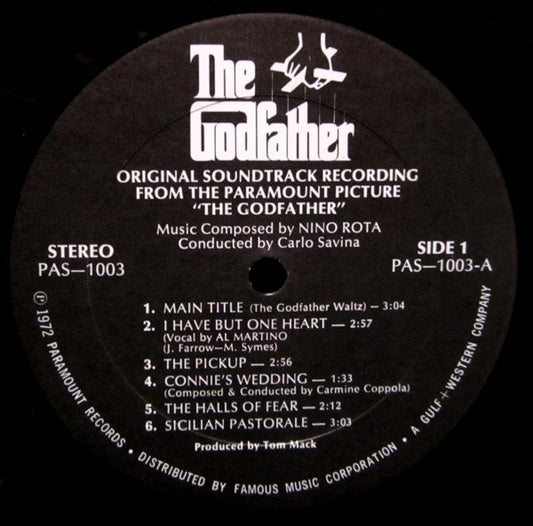 Nino Rota - The Godfather (Original Soundtrack Recording) - LP 2