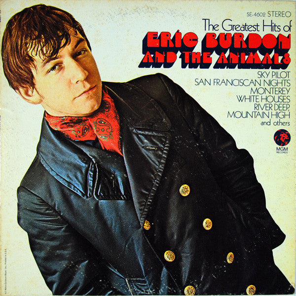 The Animals - Greatest Hits of Eric Burden and the Animals - VINTAGE vinyl record for sale