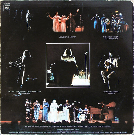 Paul Simon With Urubamba And The Jessy Dixon Singers - Paul Simon In Concert Live Rhymin' - LP 2