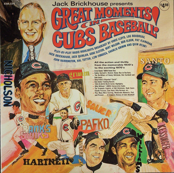 VAR - Great Moments in Cubs Baseball - LP