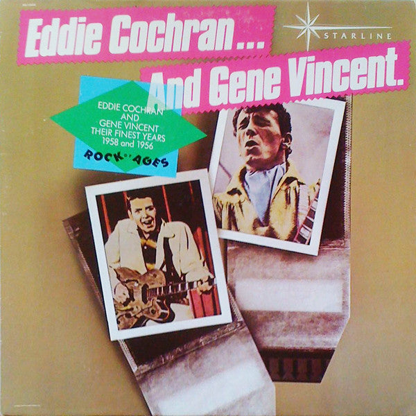Eddie Cochran - and Gene Vincent 1958 and 1956 - VINTAGE vinyl record for sale