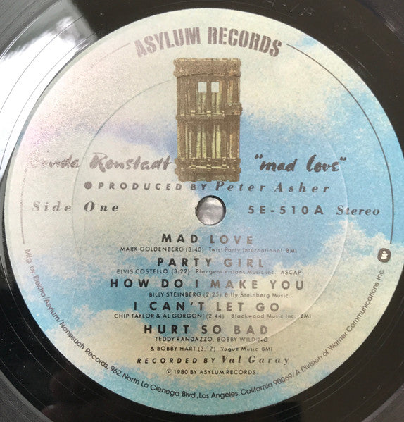 Linda Ronstadt - Mad Love - LP 4