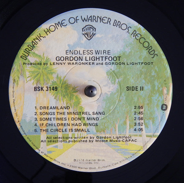Gordon Lightfoot - Endless Wire - LP 4