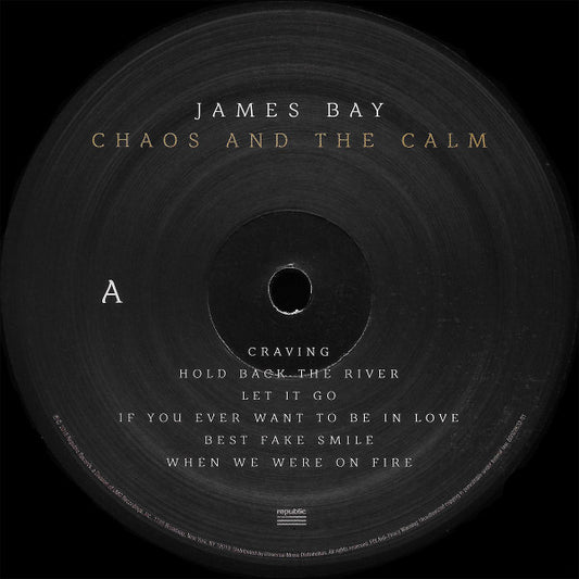 James Bay - Chaos And The Calm - LP 2