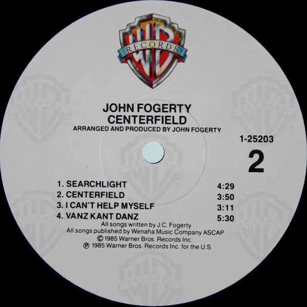 John Fogerty - Centerfield - LP 4