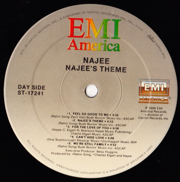 Najee - Najee's Theme - LP 4