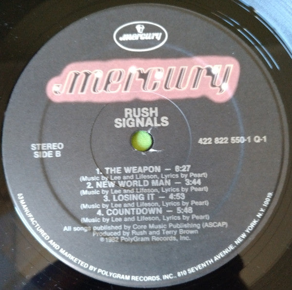 Rush - Signals - LP 4