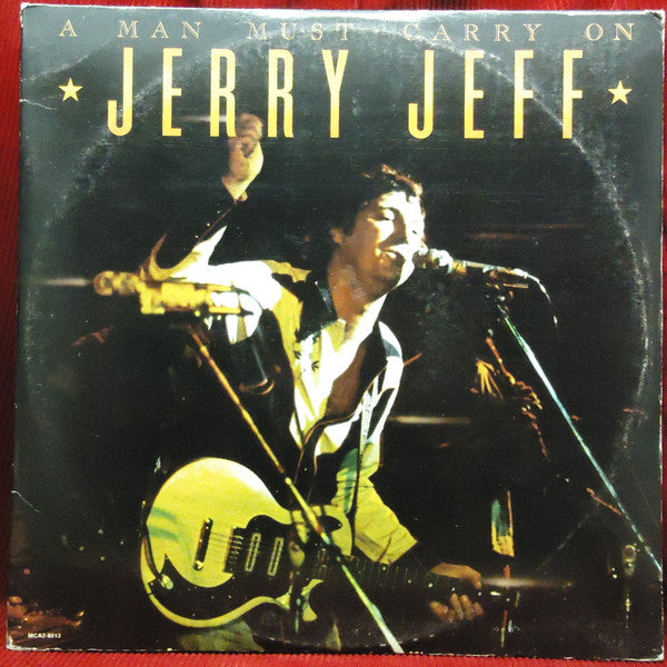Jerry Jeff Walker - A Man Must Carry On - VINTAGE vinyl record for sale