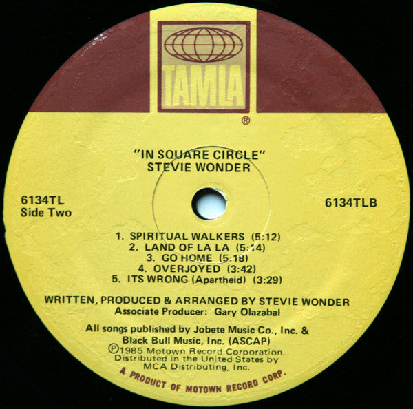 Stevie Wonder - In Square Circle - LP 5
