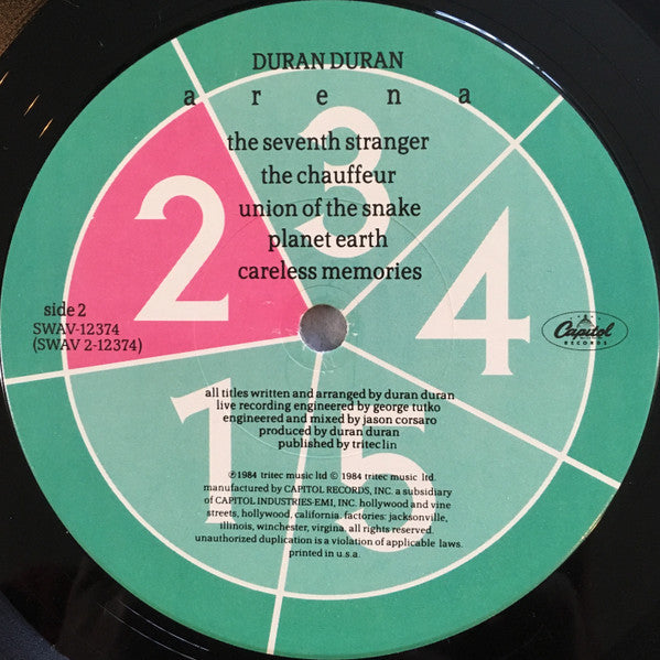 Duran Duran - Arena - LP 5