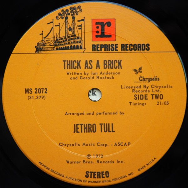 Jethro Tull - Thick As A Brick - LP 5