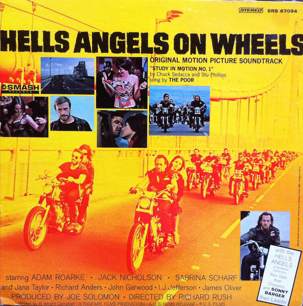 VAR - Hells Angels on Wheels OST - VINTAGE vinyl record for sale