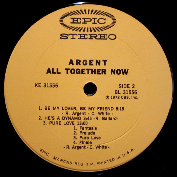 Argent - All Together Now - LP 5