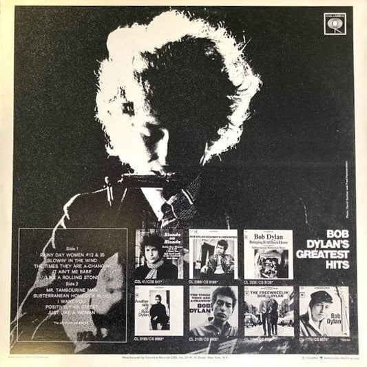 Bob Dylan - Bob Dylan's Greatest Hits - LP 2