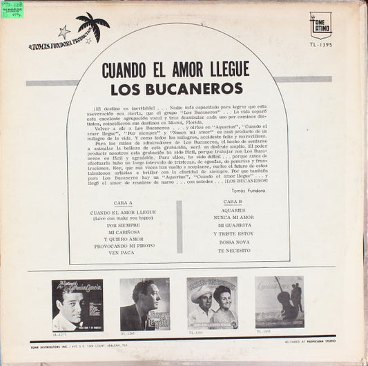 Los Bucaneros - Cuande El Amor Llegue - LP 2