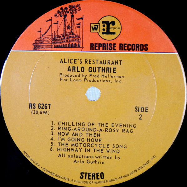 Arlo Guthrie - Alice's Restaurant - LP 4