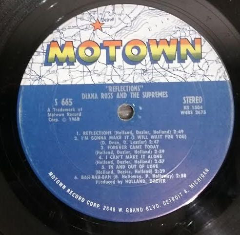 Diana Ross And The Supremes - Reflections - LP 3
