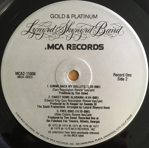 Lynyrd Skynyrd Band - Gold & Platinum - LP 5