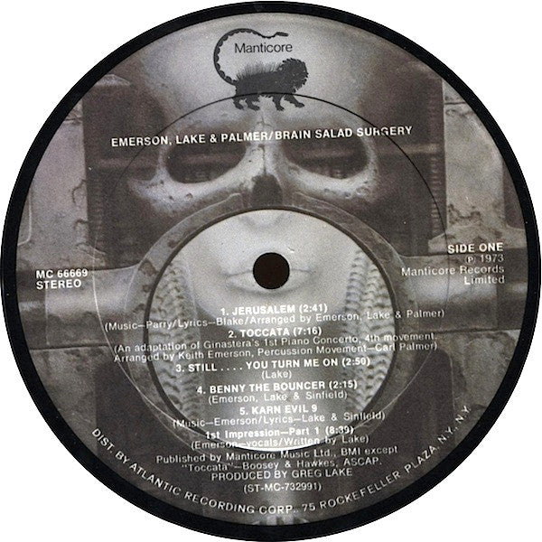 Emerson, Lake & Palmer - Brain Salad Surgery - LP 5