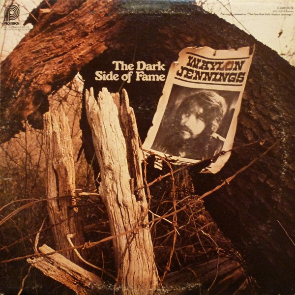 Waylon Jennings - The Dark Side of Fame - VINTAGE vinyl record for sale