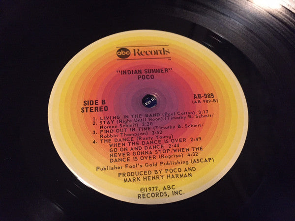 Poco - Indian Summer - LP 4
