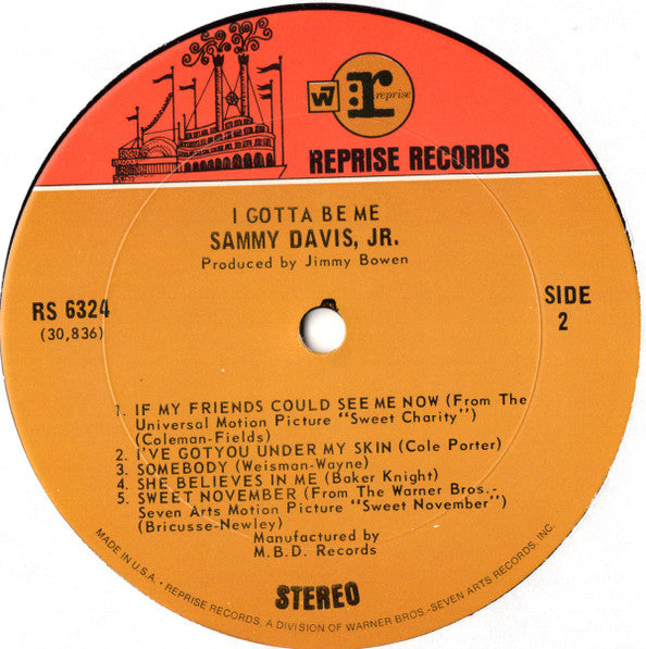 Sammy Davis Jr. - I've Gotta Be Me - LP 4