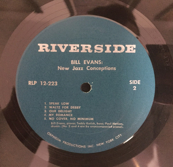 Bill Evans - New Jazz Conceptions - LP 4